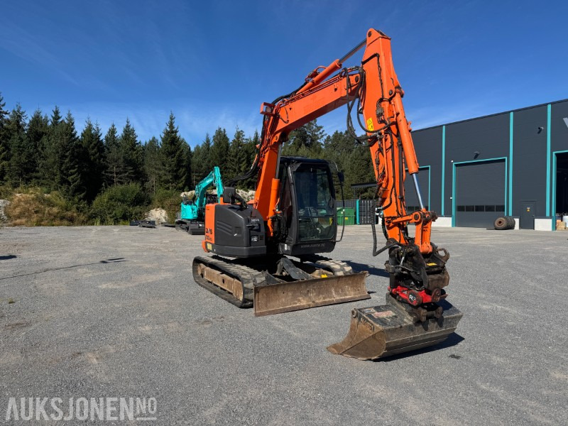 2018 Hitachi ZX85US-5 - Beltegraver - Gravemaskin - Tilt - Lyspakke - Ekskavator: foto 3 2018 Hitachi ZX85US-5 - Beltegraver - Gravemaskin - Tilt - Lyspakke - Ekskavator: foto 3