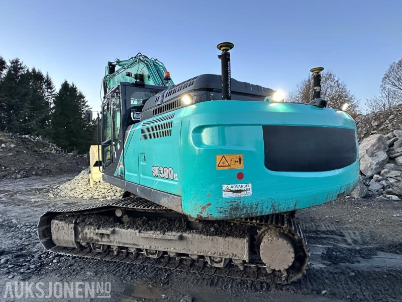 2018 Kobelco SK300LC-10 – Leica maskinstyring/SMP tiltrotator/2 skuffer, 5404 timer - Ekskavator: foto 3 2018 Kobelco SK300LC-10 – Leica maskinstyring/SMP tiltrotator/2 skuffer, 5404 timer - Ekskavator: foto 3