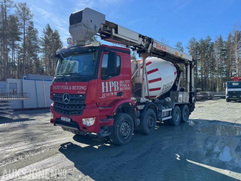 2018 Mercedes-Benz Arocs båndbil til betong - Autobetoniere: foto 1 2018 Mercedes-Benz Arocs båndbil til betong - Autobetoniere: foto 1