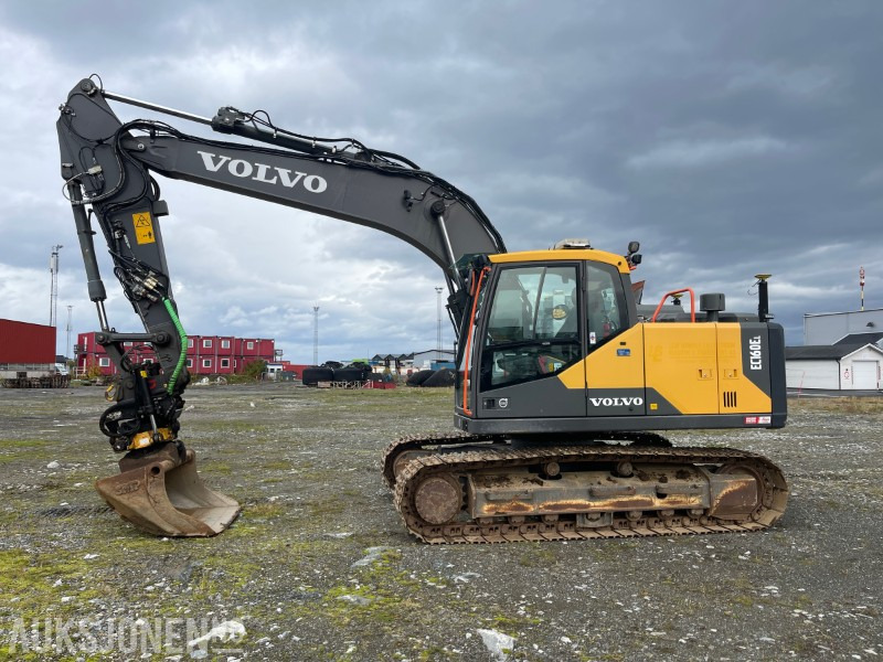 2018 Volvo EC 160 EL Gravemaskin med Engcon tiltrotator, Leica GPS, Sentralsmøring, Hk S60, 5327 timer - Ekskavator: foto 2 2018 Volvo EC 160 EL Gravemaskin med Engcon tiltrotator, Leica GPS, Sentralsmøring, Hk S60, 5327 timer - Ekskavator: foto 2
