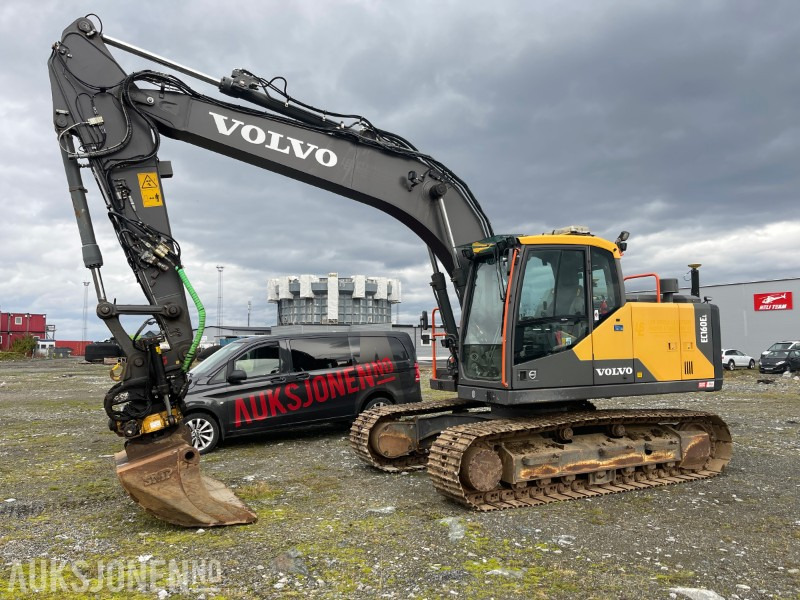 2018 Volvo EC 160 EL Gravemaskin med Engcon tiltrotator, Leica GPS, Sentralsmøring, Hk S60, 5327 timer - Ekskavator: foto 1 2018 Volvo EC 160 EL Gravemaskin med Engcon tiltrotator, Leica GPS, Sentralsmøring, Hk S60, 5327 timer - Ekskavator: foto 1