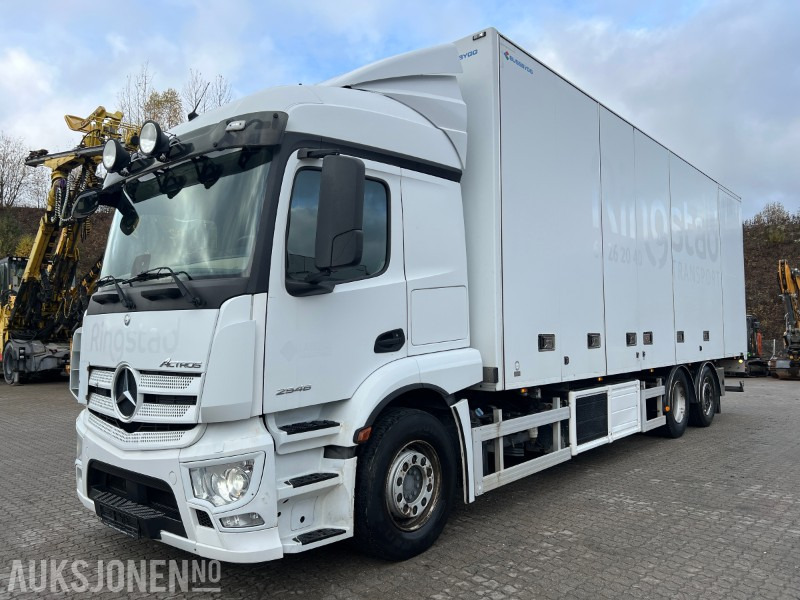 2019 Mercedes-Benz Actros 2546 Bussbygg m/sideåpning og Carrieraggregat - Kamion vagonetë: foto 1 2019 Mercedes-Benz Actros 2546 Bussbygg m/sideåpning og Carrieraggregat - Kamion vagonetë: foto 1