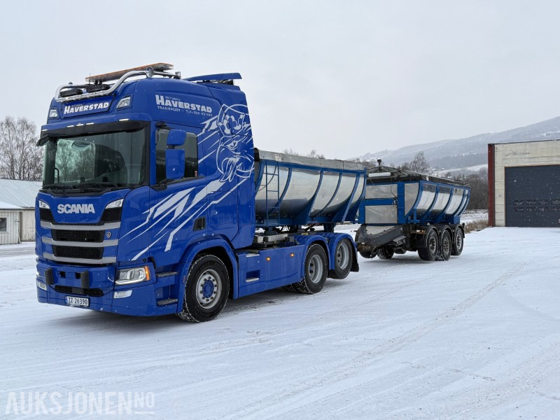 2019 Scania R-serie 6x2NB kombibil - Brøyterigget - Kamion vetëshkarkues: foto 1 2019 Scania R-serie 6x2NB kombibil - Brøyterigget - Kamion vetëshkarkues: foto 1
