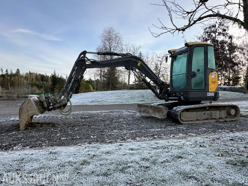 2019 VOLVO ECR50D MINIGRAVER 5 TONN STEELWRIST TILTROTATOR S40 PUSSESKUFFE 2319 TIMER - Miniekskavator: foto 1 2019 VOLVO ECR50D MINIGRAVER 5 TONN STEELWRIST TILTROTATOR S40 PUSSESKUFFE 2319 TIMER - Miniekskavator: foto 1