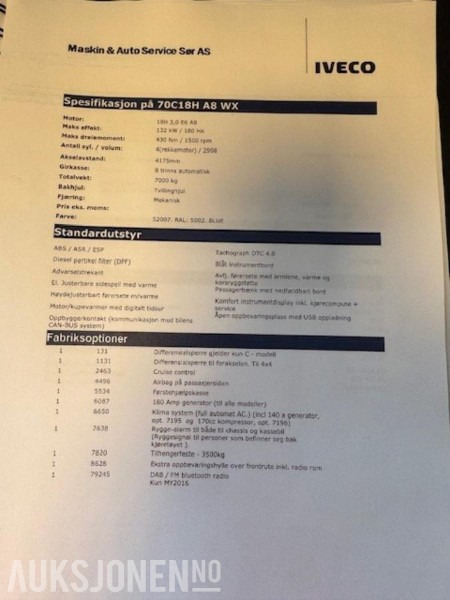 2020 Iveco lastebil 70WC18H A8 WX 4X4 - Kamion me karroceri të hapur: foto 5 2020 Iveco lastebil 70WC18H A8 WX 4X4 - Kamion me karroceri të hapur: foto 5