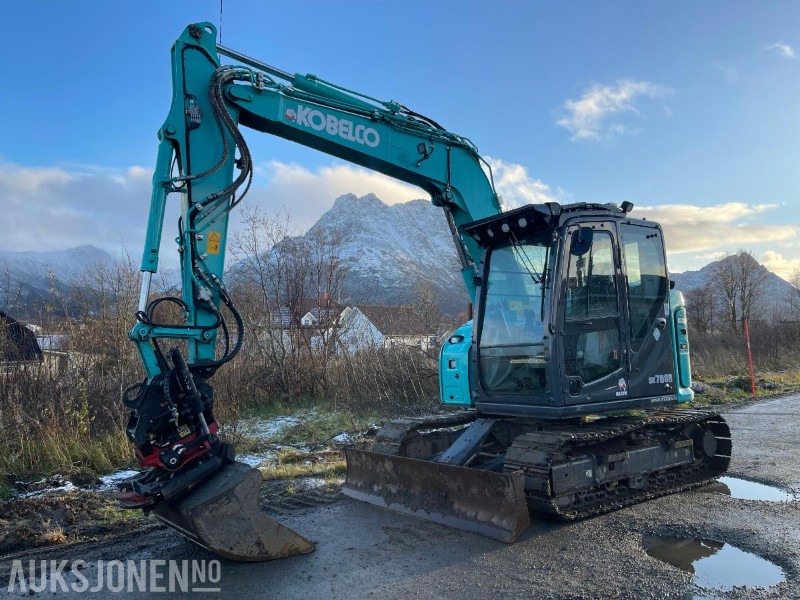 2021 Kobelco SK75SR-7 Gravemaskin med skjær, tiltrotator med gripekassett, nylig sertifisert, kun 2400 timer - Ekskavator: foto 1 2021 Kobelco SK75SR-7 Gravemaskin med skjær, tiltrotator med gripekassett, nylig sertifisert, kun 2400 timer - Ekskavator: foto 1