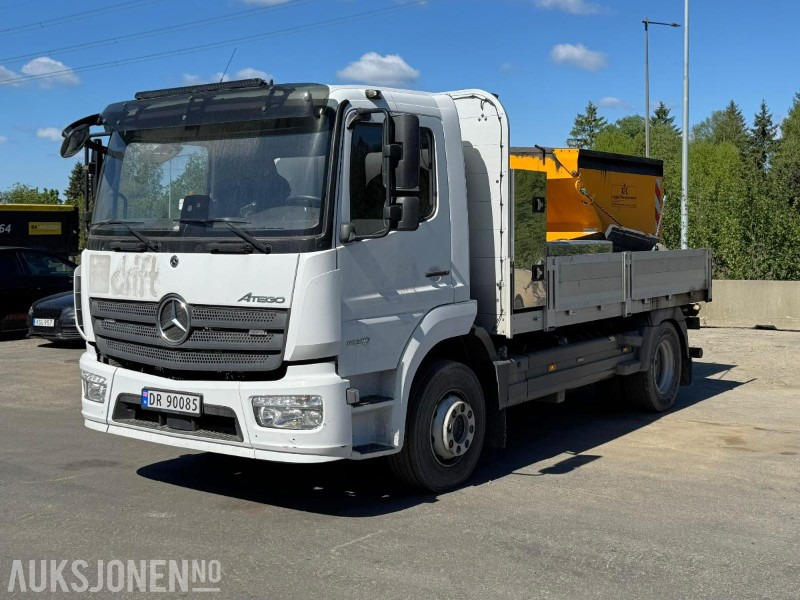 2021 Mercedes-Benz Atego 1530 lappebil/asfaltcontainer/hengsrød plan/adaptiv cruisecontrol/kamera - Kamion me karroceri të hapur: foto 1 2021 Mercedes-Benz Atego 1530 lappebil/asfaltcontainer/hengsrød plan/adaptiv cruisecontrol/kamera - Kamion me karroceri të hapur: foto 1