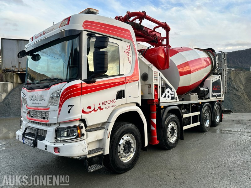 2021 Scania P500XT 8X4 Putzmeister PUMI 28-4Betongpumpe, 83413km - Autobetoniere: foto 1 2021 Scania P500XT 8X4 Putzmeister PUMI 28-4Betongpumpe, 83413km - Autobetoniere: foto 1