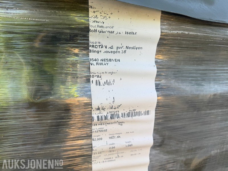 2022 1 pall med ny ventillasjonsduk Ø2 meter x 400 meter - Pajisje ndërtimi: foto 3 2022 1 pall med ny ventillasjonsduk Ø2 meter x 400 meter - Pajisje ndërtimi: foto 3