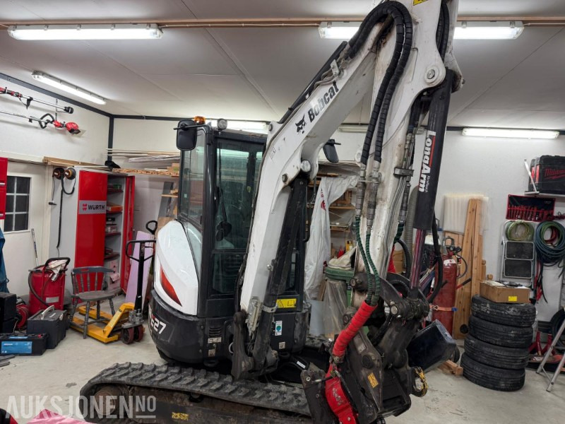 2022 Bobcat E27 m/Rototilt tiltrotator, lite timer - Miniekskavator: foto 4 2022 Bobcat E27 m/Rototilt tiltrotator, lite timer - Miniekskavator: foto 4