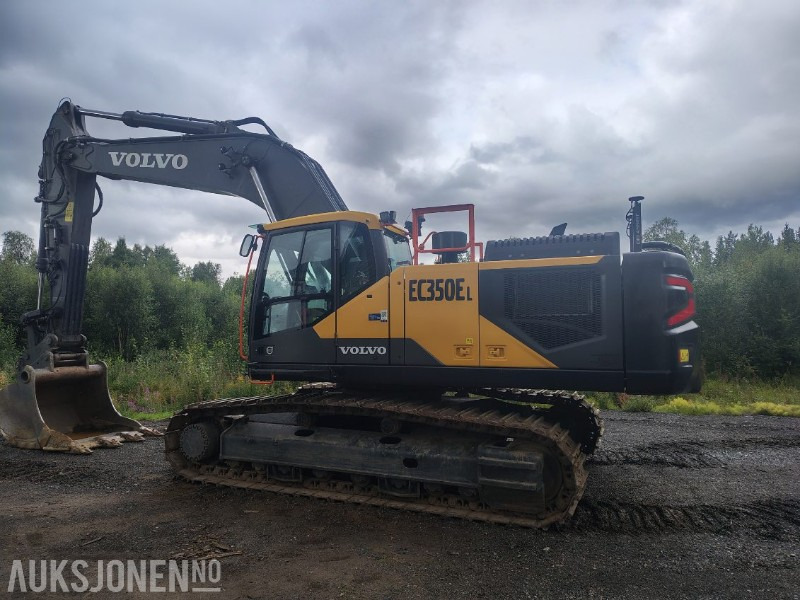 2022 Volvo EC350EL beltegraver med webasto tansskuffe og Soosan pigghammer - Ekskavator: foto 1 2022 Volvo EC350EL beltegraver med webasto tansskuffe og Soosan pigghammer - Ekskavator: foto 1