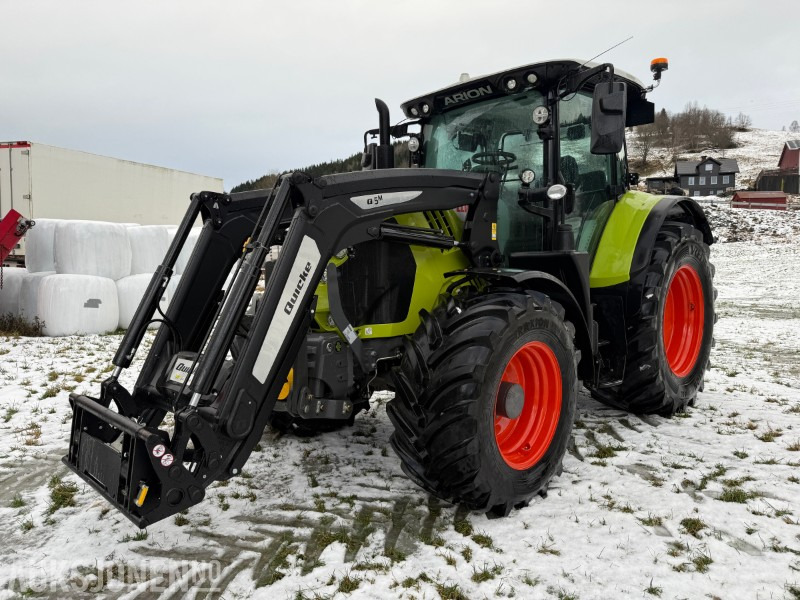 2023 Claas Arion 550, kun 759 timar - Quicke frontlaster (med vekt) - Traktor: foto 1 2023 Claas Arion 550, kun 759 timar - Quicke frontlaster (med vekt) - Traktor: foto 1