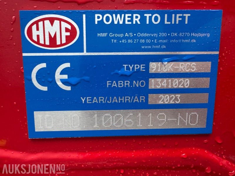 2023 HMF 910-RCS-K3 kran med fjernkontroll - Kamion me vinç: foto 5 2023 HMF 910-RCS-K3 kran med fjernkontroll - Kamion me vinç: foto 5