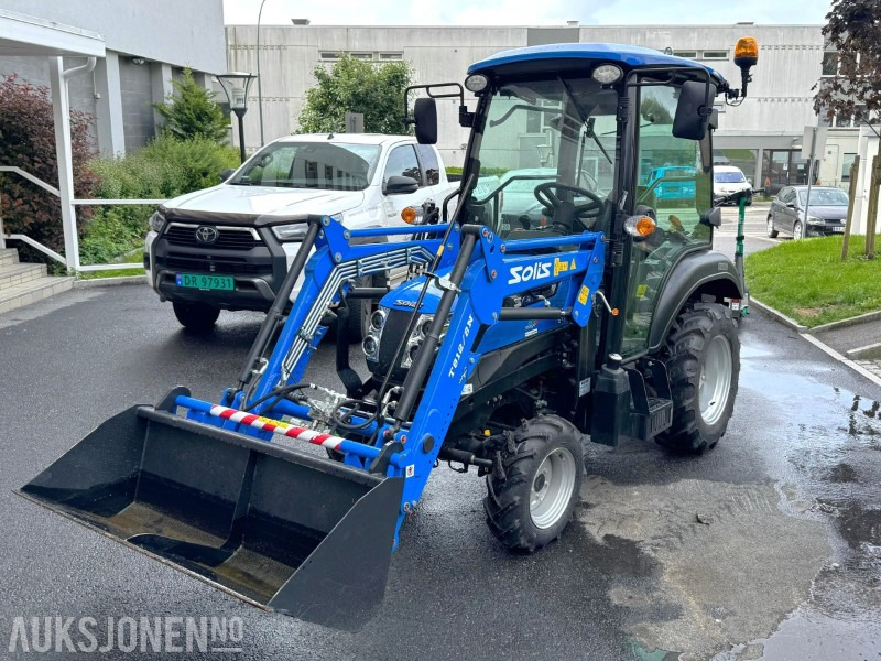 2024 Solis 26 HST minitraktor | kun 15 timer | 4WD | frontlaster m/ skuffe | varmeapparat - Traktor: foto 1 2024 Solis 26 HST minitraktor | kun 15 timer | 4WD | frontlaster m/ skuffe | varmeapparat - Traktor: foto 1