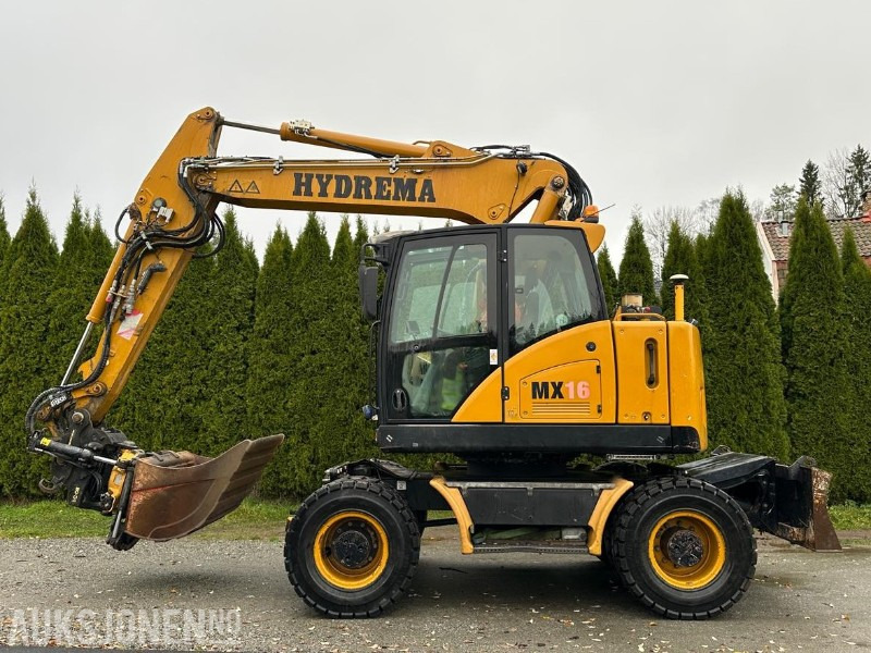 Hydrema MX16 – 2014 – Engcon EC219 – Xsite PRO – 9 142 timer – Trilleborg dekk - Ekskavator: foto 1 Hydrema MX16 – 2014 – Engcon EC219 – Xsite PRO – 9 142 timer – Trilleborg dekk - Ekskavator: foto 1