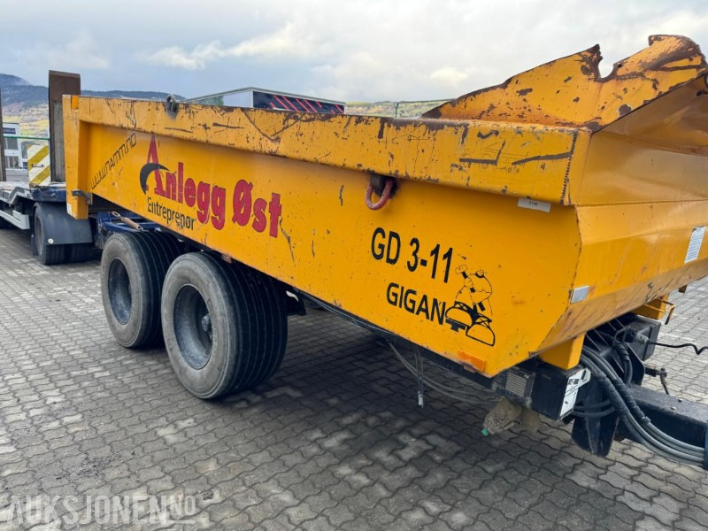 2014 Gigant GD 3-11 dumperhenger med kulekobling - Makineri bujqësore: foto 4 2014 Gigant GD 3-11 dumperhenger med kulekobling - Makineri bujqësore: foto 4