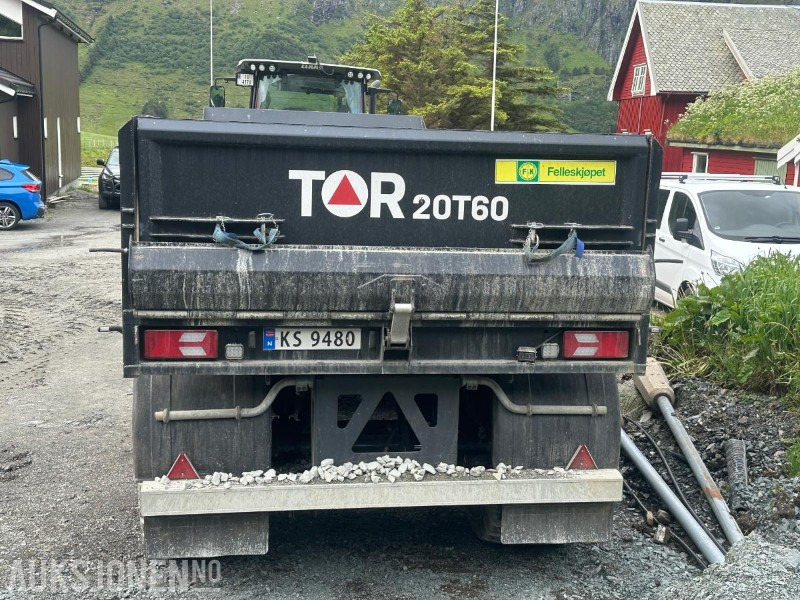 TOR Dumperhenger - DH 20T60 - 20 tonn nyttelast - 60 km/t - BPW tridem system - Luftbremser - Makineri bujqësore: foto 3 TOR Dumperhenger - DH 20T60 - 20 tonn nyttelast - 60 km/t - BPW tridem system - Luftbremser - Makineri bujqësore: foto 3