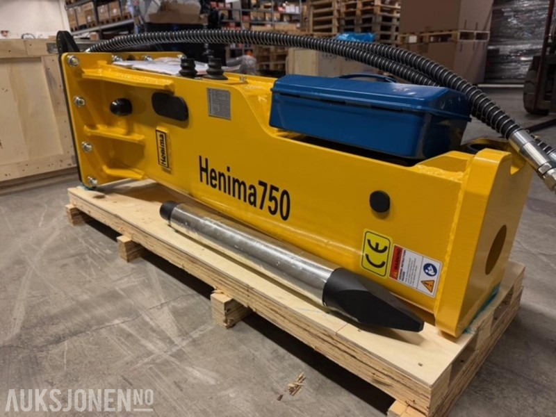 NY HENIMA PIGGHAMMER TIL 6-9 TONNS GRAVEMASKIN S50 M/GARANTI - Çekiç hidraulik: foto 5 NY HENIMA PIGGHAMMER TIL 6-9 TONNS GRAVEMASKIN S50 M/GARANTI - Çekiç hidraulik: foto 5