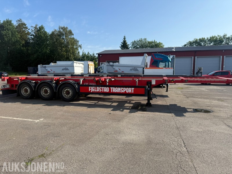 Rimorkio 2020 | Kel-Berg C300V 3-akslet containerchassis | Meget god stand | EU-godkjent til 11/2025: foto 1