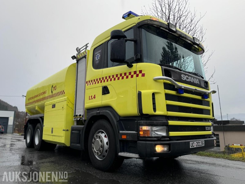 Scania R144 GB 530 - 6X2 - Brannbil / Tankbil - Ziegler FP 8/8 pumpe - 17 m3 tank - Helluft - Zjarrfikëse: foto 3 Scania R144 GB 530 - 6X2 - Brannbil / Tankbil - Ziegler FP 8/8 pumpe - 17 m3 tank - Helluft - Zjarrfikëse: foto 3