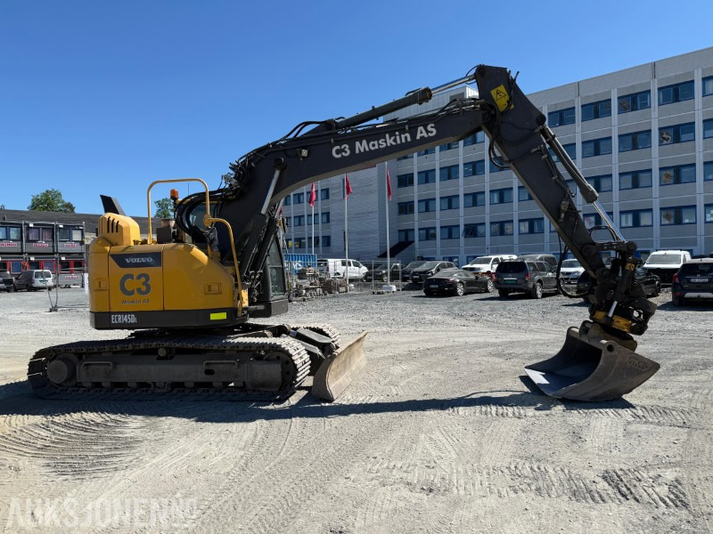 Volvo ECR145 Gravemaskin, tiltrotator, S60, Sentralsmøring, Ryggekamera - Ekskavator: foto 5 Volvo ECR145 Gravemaskin, tiltrotator, S60, Sentralsmøring, Ryggekamera - Ekskavator: foto 5