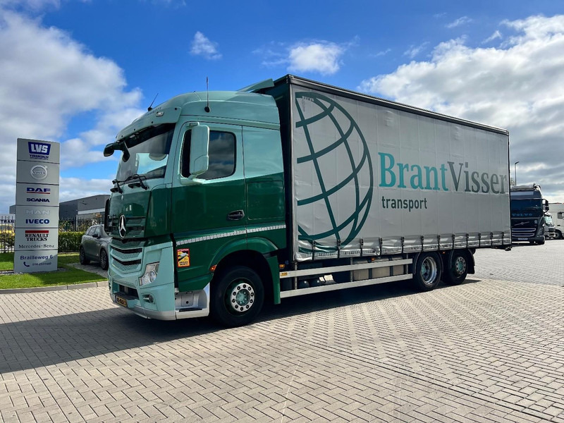 Mercedes-Benz Actros 2745 6x2 bakwagen Schuifzeilen/ Volume - Kamion me tendë: foto 1 Mercedes-Benz Actros 2745 6x2 bakwagen Schuifzeilen/ Volume - Kamion me tendë: foto 1