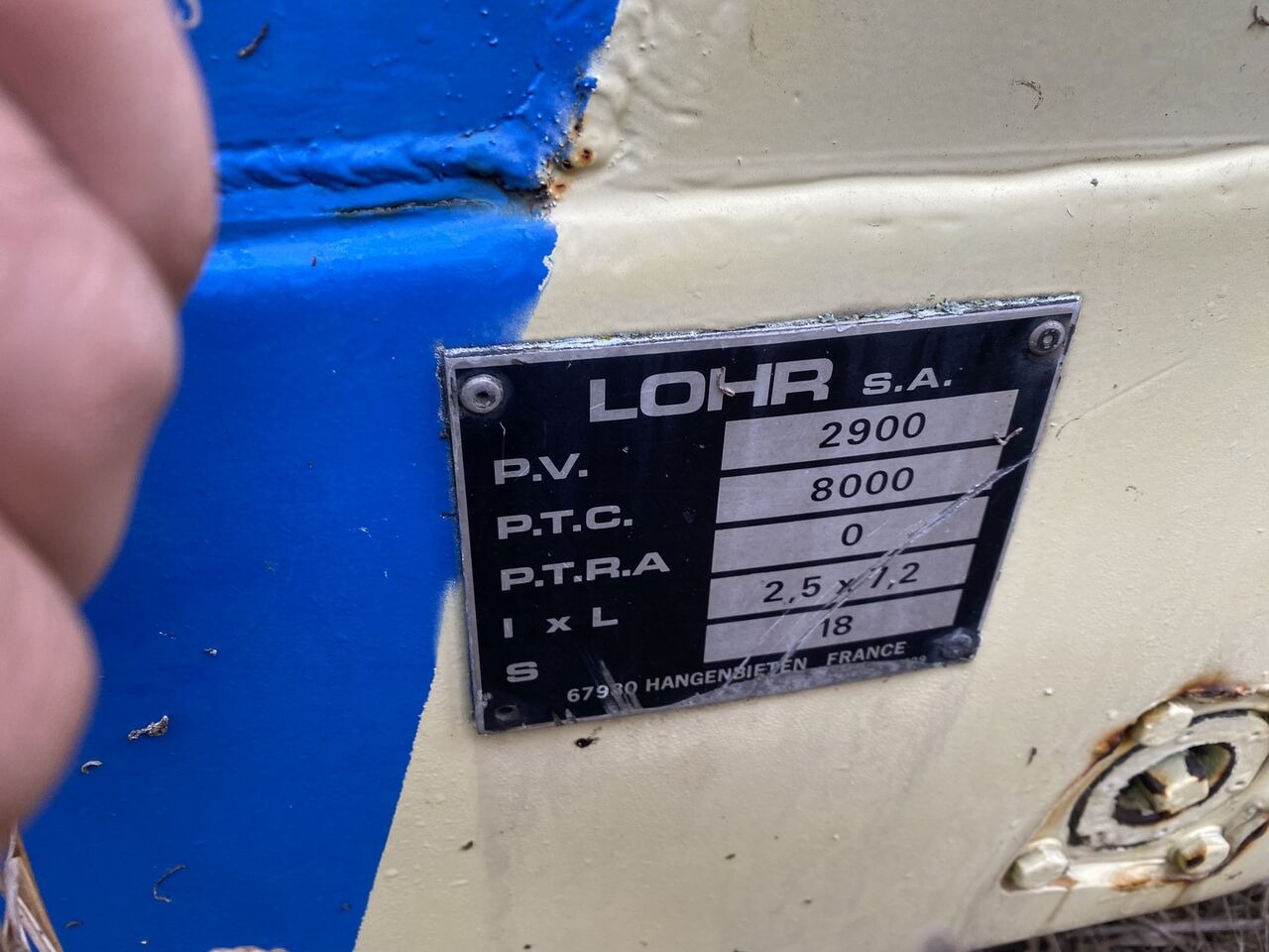 Lohr VGY JV 17 SP115 35105 : Structura camion + remorca transport aut - Rimorkio autotransportuese: foto 4 Lohr VGY JV 17 SP115 35105 : Structura camion + remorca transport aut - Rimorkio autotransportuese: foto 4