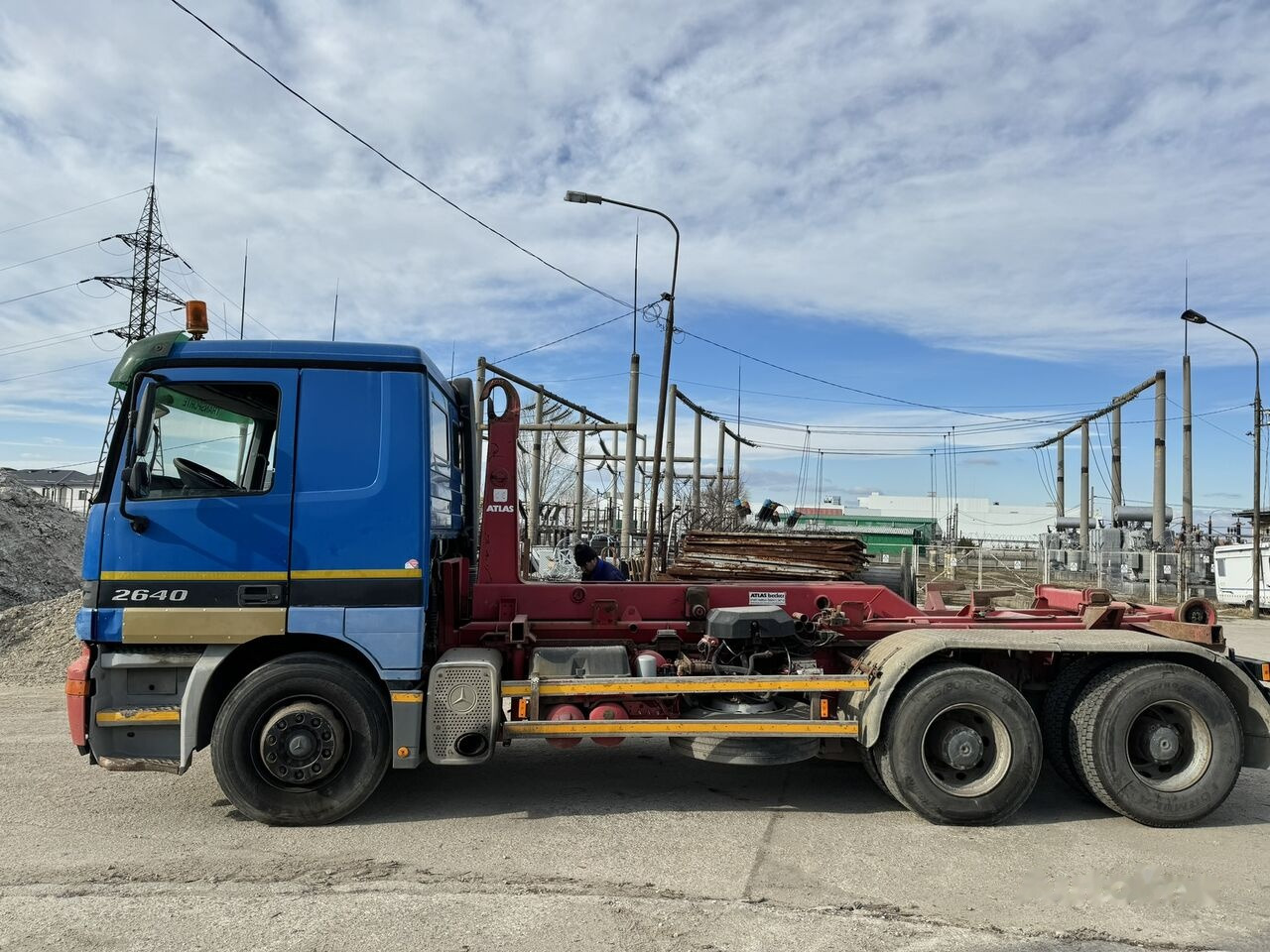 Mercedes-Benz Actros 2640 Abroll Chassy Changer - Kamion vetëshkarkues: foto 3 Mercedes-Benz Actros 2640 Abroll Chassy Changer - Kamion vetëshkarkues: foto 3