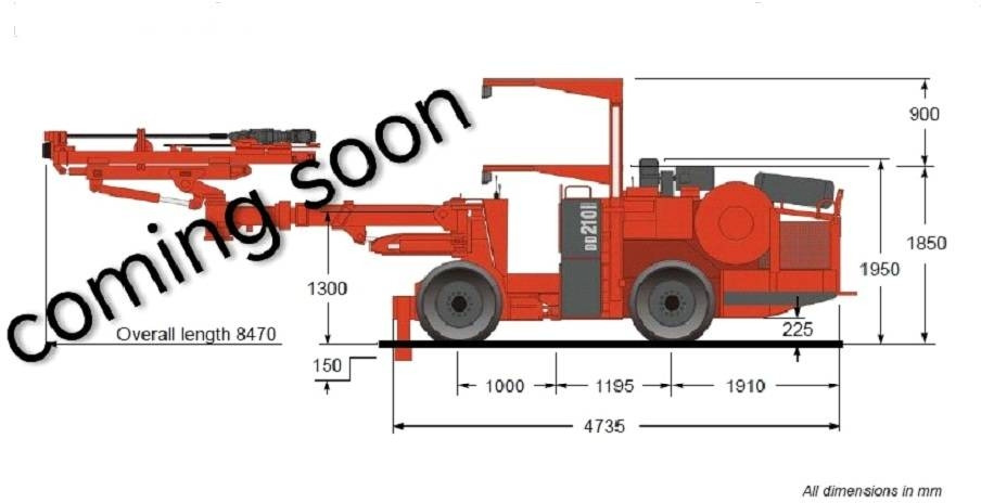 Sandvik DD 210 - Makineri për hapjen e tuneleve: foto 1 Sandvik DD 210 - Makineri për hapjen e tuneleve: foto 1