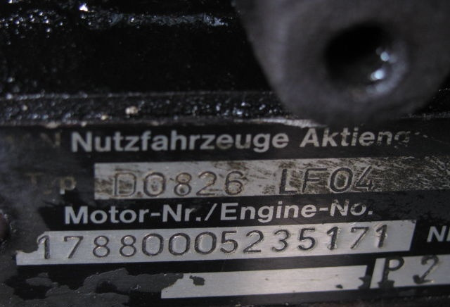 MAN D0826 LF04 232 E2 MAN - Motori për Kamioni: foto 2 MAN D0826 LF04 232 E2 MAN - Motori për Kamioni: foto 2