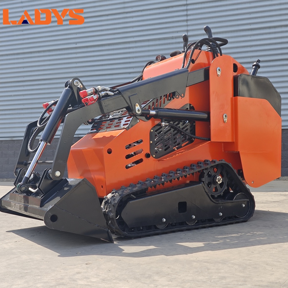 LADYS Free Shipping Mini Skid Steer Loader Compact Track Electric/Diesel Chinese Mini Skid Steer Loader For Sale With Mini Skid Steer Attachments 4 In 1 Bucket - Mini fadrom: foto 4 LADYS Free Shipping Mini Skid Steer Loader Compact Track Electric/Diesel Chinese Mini Skid Steer Loader For Sale With Mini Skid Steer Attachments 4 In 1 Bucket - Mini fadrom: foto 4