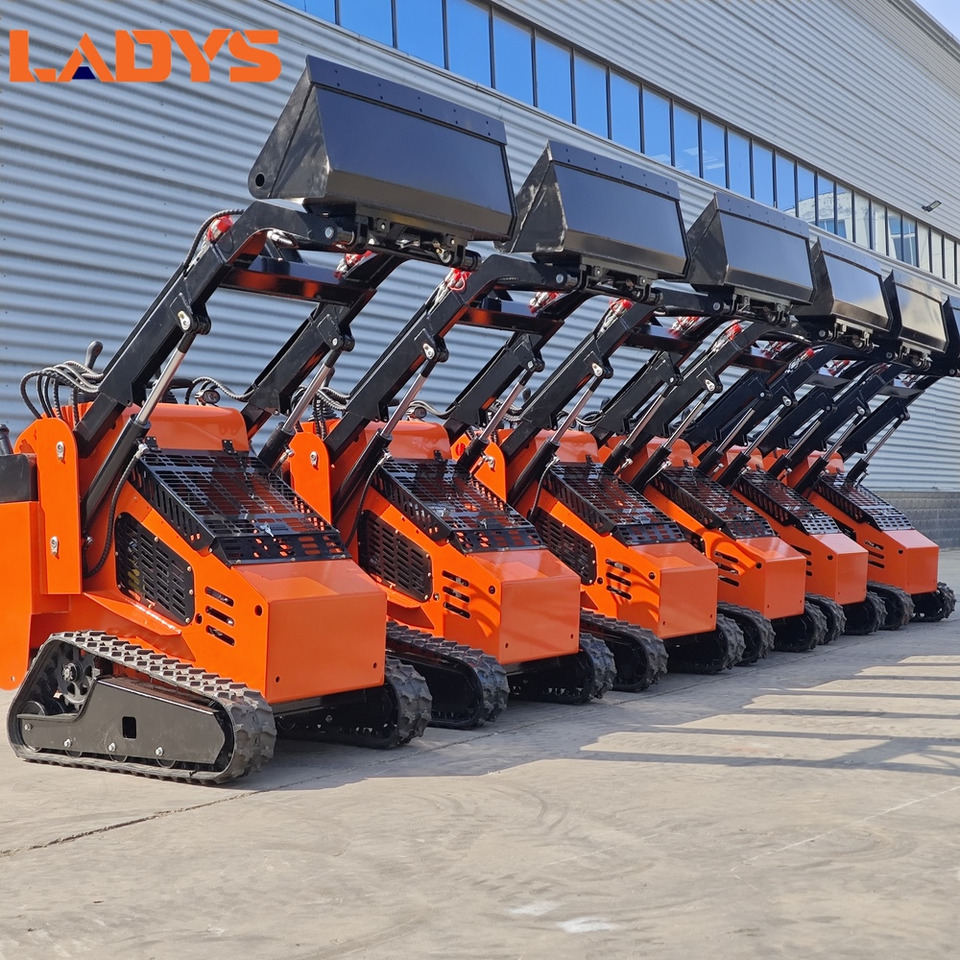 LADYS Free Shipping Mini Skid Steer Loader Compact Track Electric/Diesel Chinese Mini Skid Steer Loader For Sale With Mini Skid Steer Attachments 4 In 1 Bucket - Mini fadrom: foto 1 LADYS Free Shipping Mini Skid Steer Loader Compact Track Electric/Diesel Chinese Mini Skid Steer Loader For Sale With Mini Skid Steer Attachments 4 In 1 Bucket - Mini fadrom: foto 1