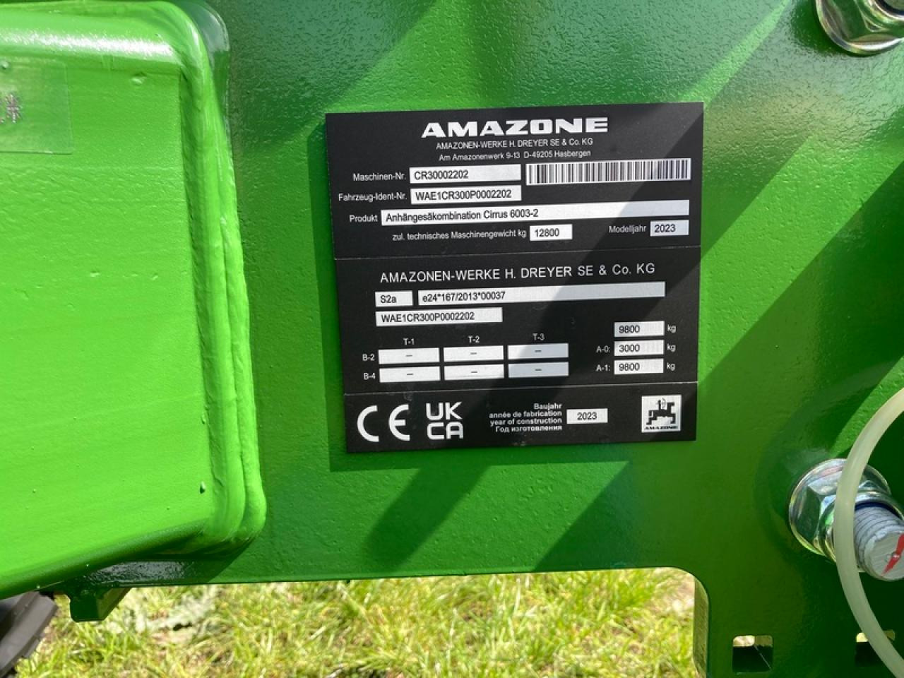 Amazone CIRRIUS 6003 - Mbjellëse e kombinuar në radhë: foto 5 Amazone CIRRIUS 6003 - Mbjellëse e kombinuar në radhë: foto 5