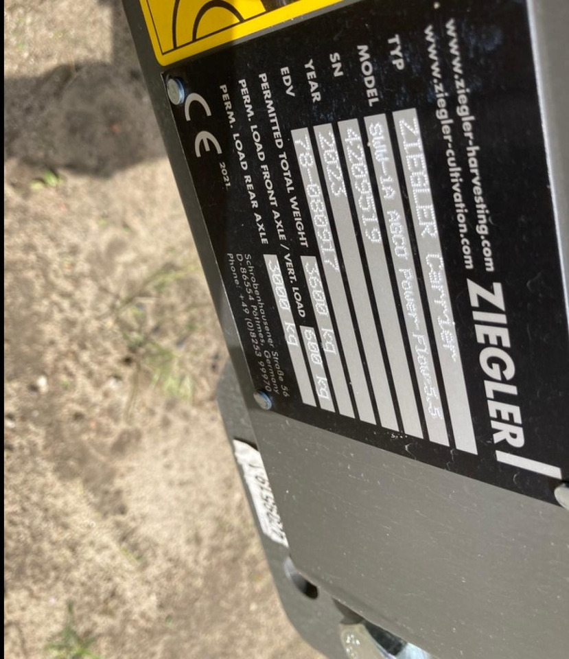 ZIEGLER SCHNEIDWERKSWAGEN AKTION - Koka e autokombajnës: foto 4 ZIEGLER SCHNEIDWERKSWAGEN AKTION - Koka e autokombajnës: foto 4