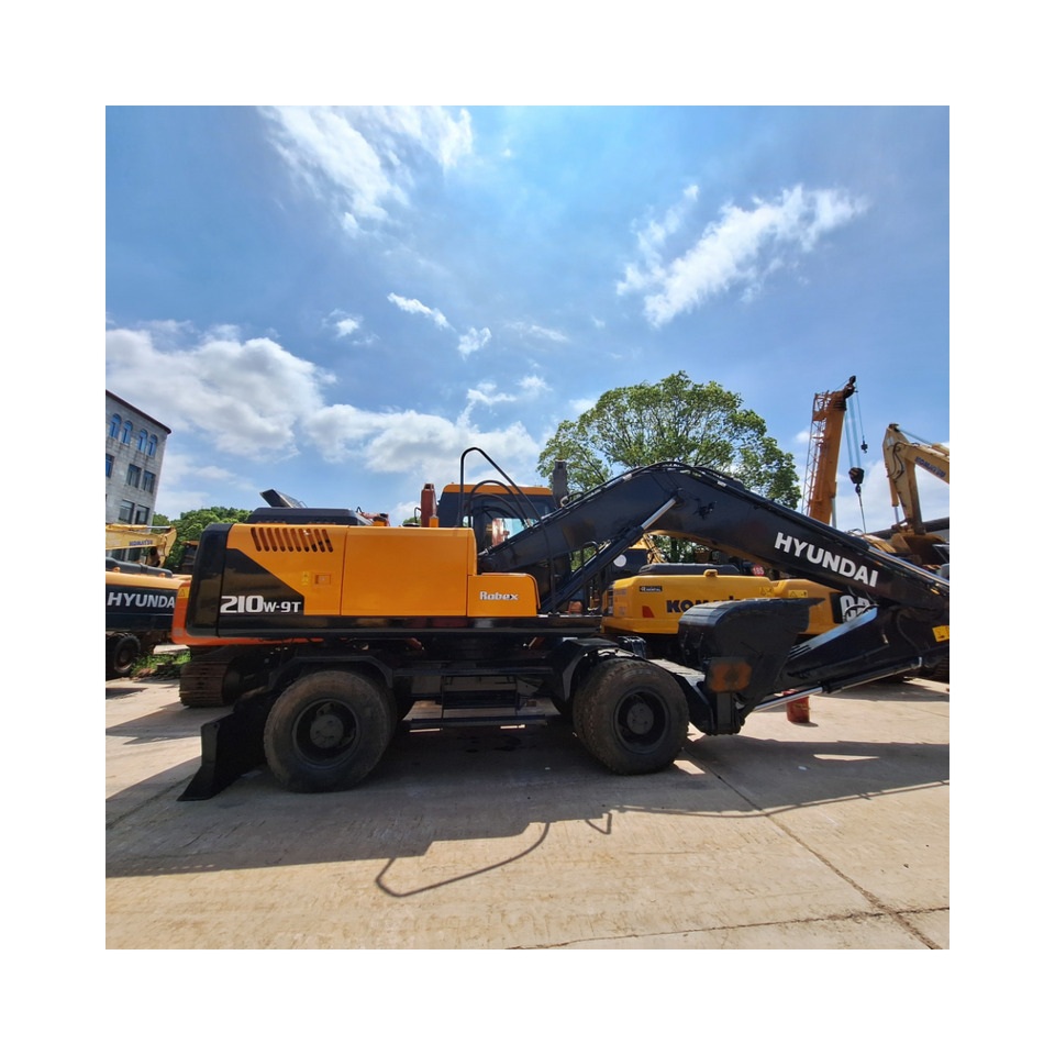 Hyundai 210w-9 wheel excavator - Ekskavator me goma: foto 2 Hyundai 210w-9 wheel excavator - Ekskavator me goma: foto 2