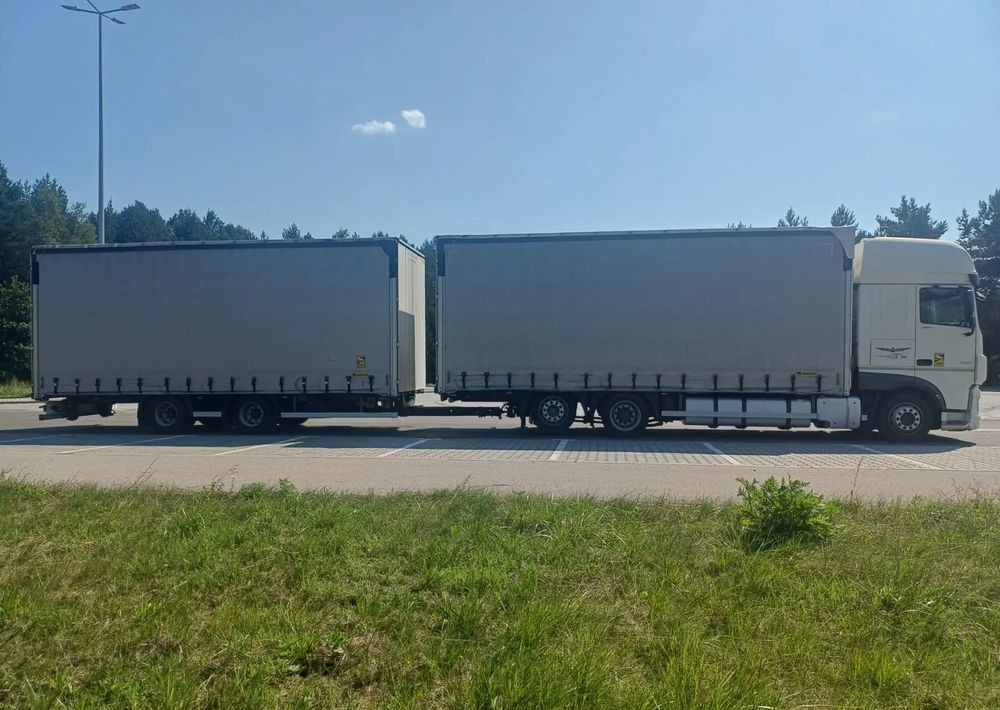 DAF XF 480 SUPER SPACE CAB / ZESTAW TANDEM PRZEJAZDOWY 120 M3 / SSC / ACC /EURO 6 - Kamion me tendë: foto 2 DAF XF 480 SUPER SPACE CAB / ZESTAW TANDEM PRZEJAZDOWY 120 M3 / SSC / ACC /EURO 6 - Kamion me tendë: foto 2