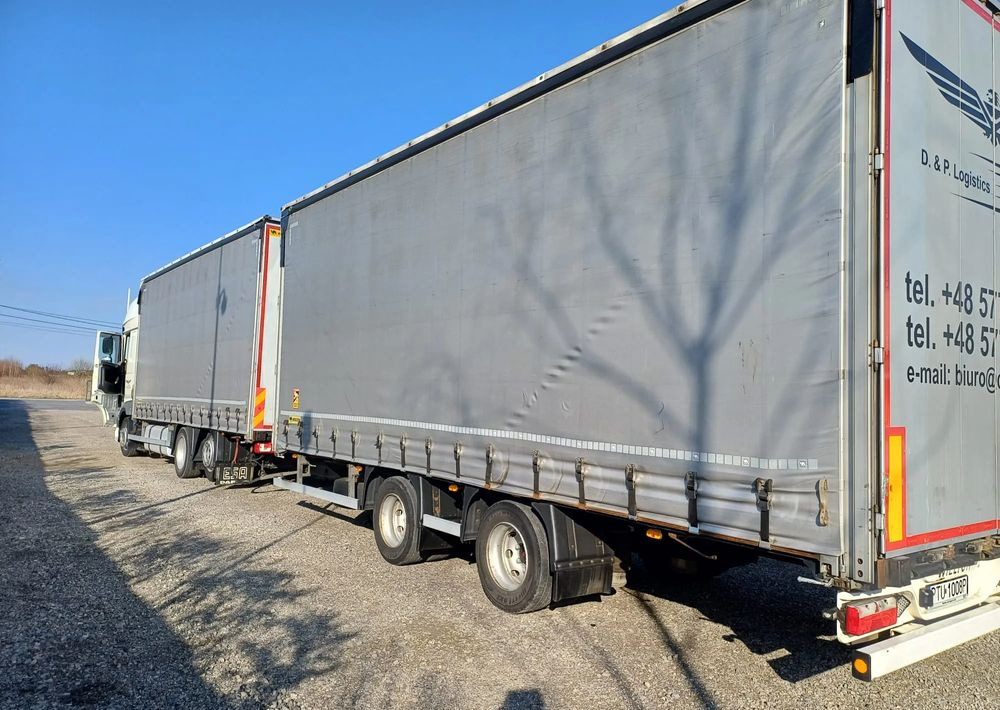 DAF XF 480 SUPER SPACE CAB / ZESTAW TANDEM PRZEJAZDOWY 120m3 - Kamion me tendë: foto 4 DAF XF 480 SUPER SPACE CAB / ZESTAW TANDEM PRZEJAZDOWY 120m3 - Kamion me tendë: foto 4
