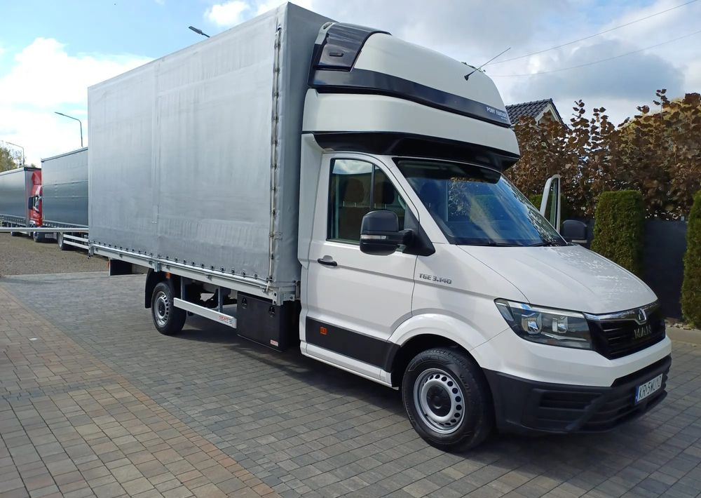 MAN TGE 10 PALET zaw.poduszki 2021r EURO 6 - Kamioncine me tendë: foto 1 MAN TGE 10 PALET zaw.poduszki 2021r EURO 6 - Kamioncine me tendë: foto 1