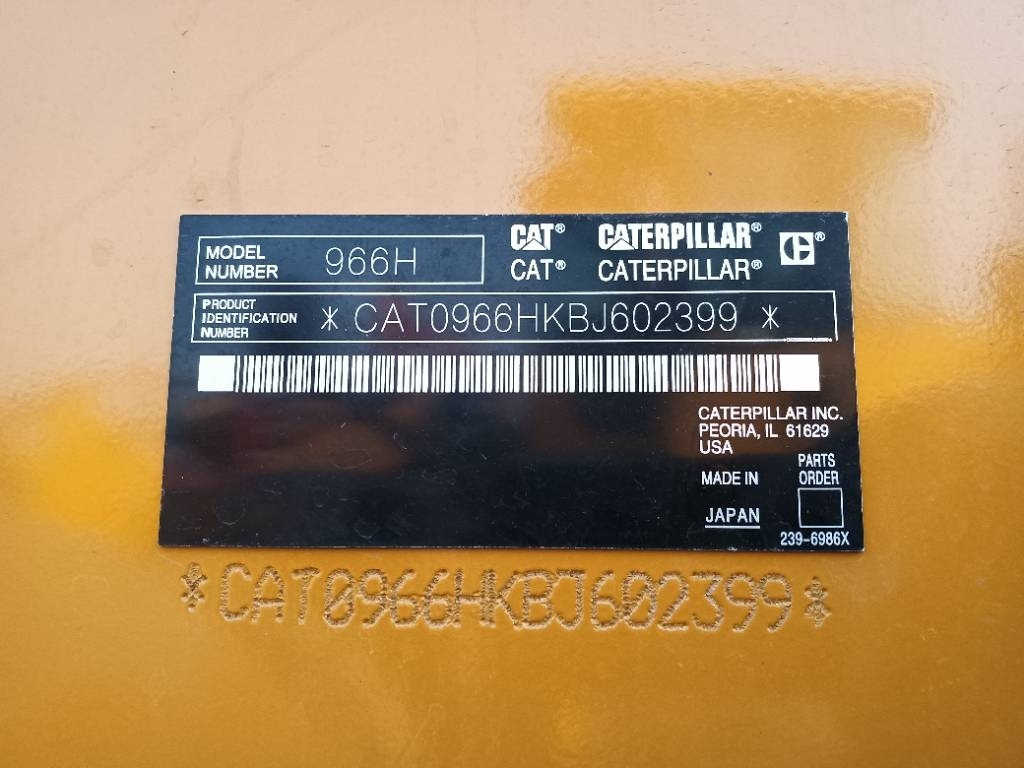 CAT 966 H - Fadrom me goma: foto 2 CAT 966 H - Fadrom me goma: foto 2
