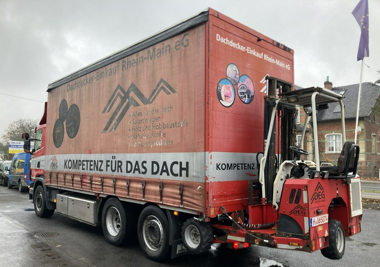 Inna Inny Scania G320 Wózek PALFINGER Firanka Plandeka plandeka Moffett 2012 - Kamioncine me tendë: foto 2 Inna Inny Scania G320 Wózek PALFINGER Firanka Plandeka plandeka Moffett 2012 - Kamioncine me tendë: foto 2