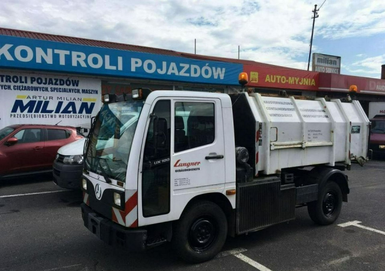 Inna Inny Unimog UX100 Śmieciarka wywrotka prasa - Kamion mbeturinash: foto 1 Inna Inny Unimog UX100 Śmieciarka wywrotka prasa - Kamion mbeturinash: foto 1