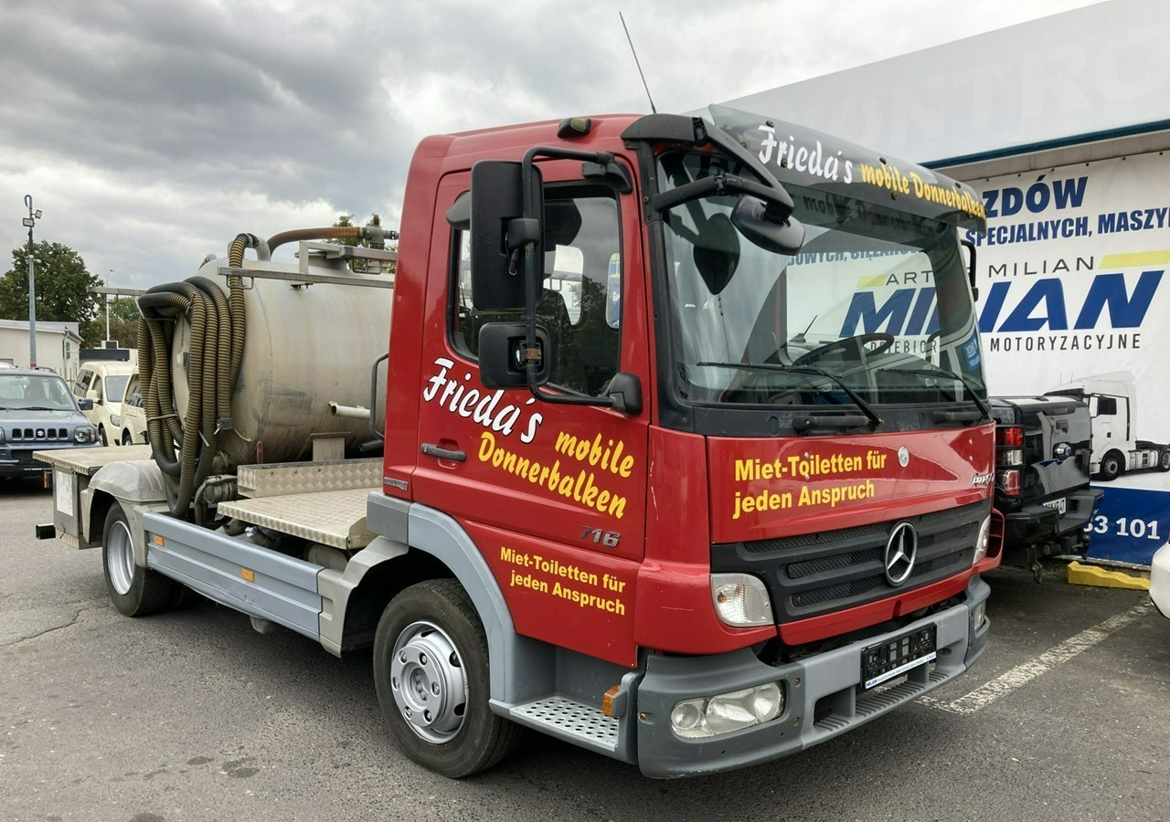Mercedes-Benz Atego Atego716 Toitoi dowywozu WC Asanizacyjny Wuko Kanalizacja Toi Toi 20 - Kamion me vakuum: foto 1 Mercedes-Benz Atego Atego716 Toitoi dowywozu WC Asanizacyjny Wuko Kanalizacja Toi Toi 20 - Kamion me vakuum: foto 1