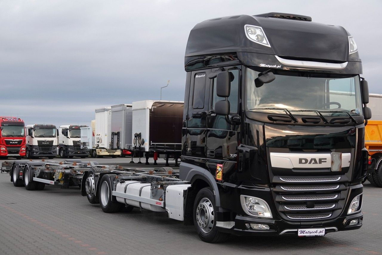DAF XF 480 / BDF / ZESTAW TANDEM / 2019 / PO KONTRAK - Transportjer kontejnerësh/ Kamion me karroceri të çmontueshme: foto 1 DAF XF 480 / BDF / ZESTAW TANDEM / 2019 / PO KONTRAK - Transportjer kontejnerësh/ Kamion me karroceri të çmontueshme: foto 1