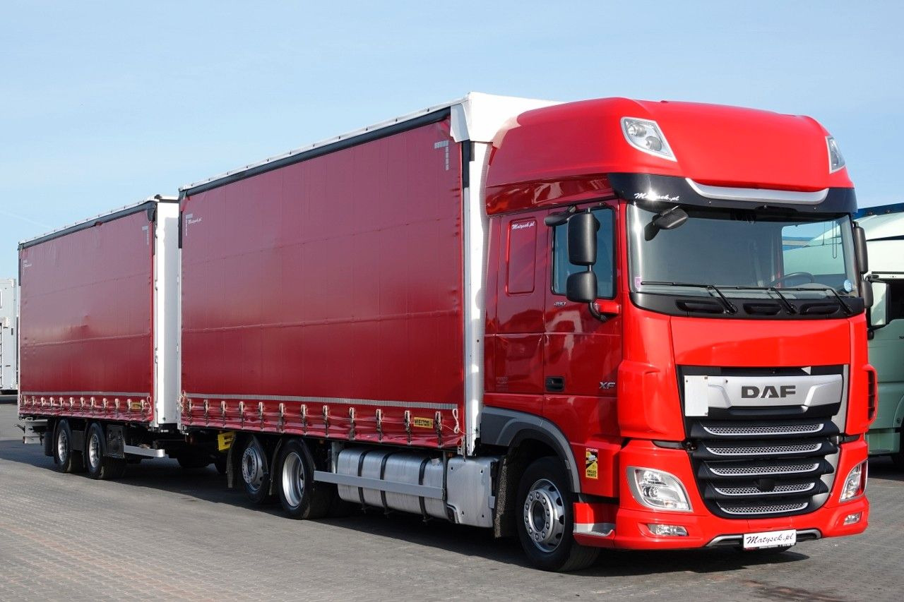 DAF XF 480 / ZESTAW TANDEM / 120 M3 / PRZEJAZDOWY / - Kamion me tendë: foto 1 DAF XF 480 / ZESTAW TANDEM / 120 M3 / PRZEJAZDOWY / - Kamion me tendë: foto 1