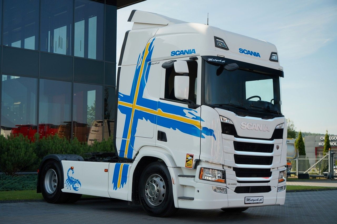 Scania R 450 / RETARDER / FULL AIRMATIC / HYDRAULIKA / - Gjysmë-kamion: foto 1 Scania R 450 / RETARDER / FULL AIRMATIC / HYDRAULIKA / - Gjysmë-kamion: foto 1