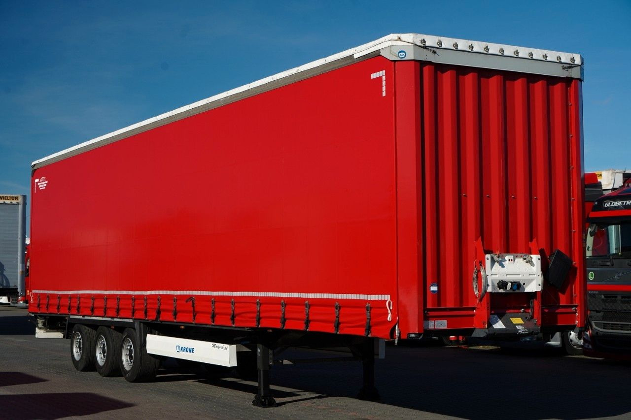 Krone FIRANKA / MEGA / 2018 / OŚ PODNOSZONA / LOW DECK - Gjysmë rimorkio me tendë: foto 1 Krone FIRANKA / MEGA / 2018 / OŚ PODNOSZONA / LOW DECK - Gjysmë rimorkio me tendë: foto 1