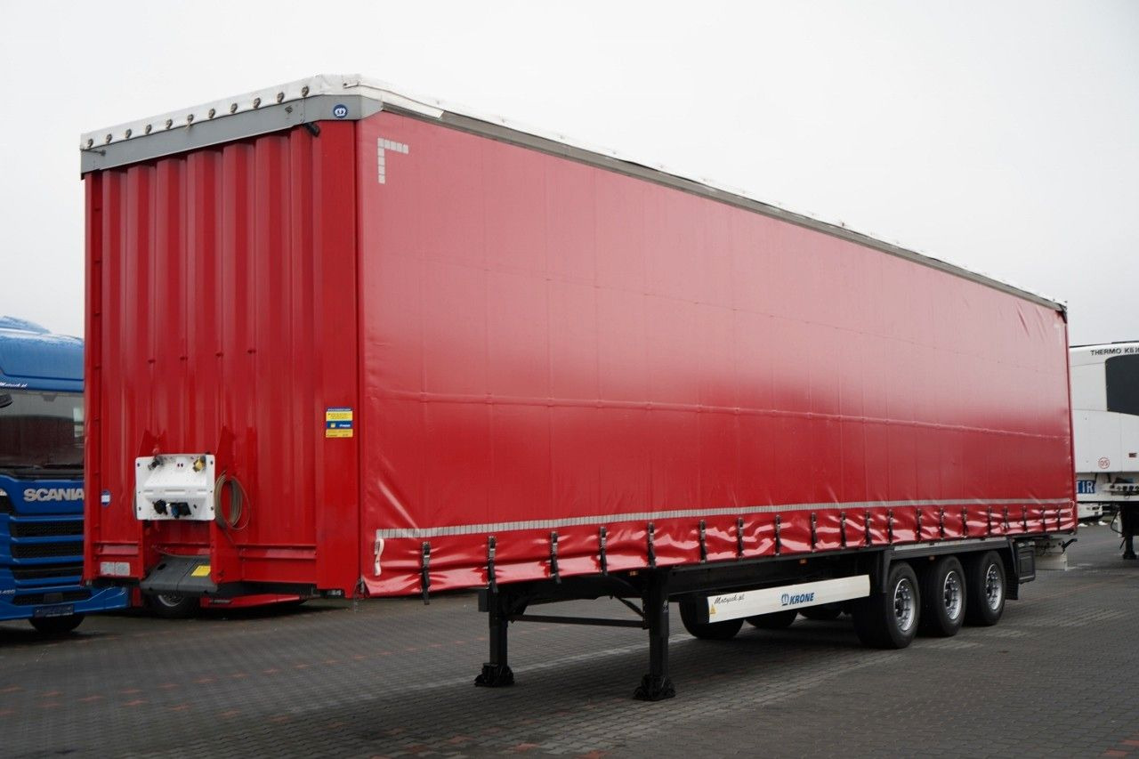 Krone FIRANKA / MEGA / OŚ PODNOSZONA / LOW DECK / - Gjysmë rimorkio me tendë: foto 1 Krone FIRANKA / MEGA / OŚ PODNOSZONA / LOW DECK / - Gjysmë rimorkio me tendë: foto 1