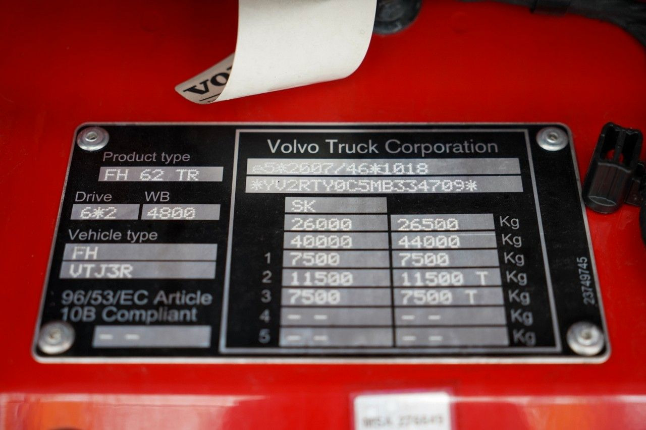 Kamion me tendë Volvo FH 460 / I-SAVE / ZESTAW TANDEM 120 M3 / PRZEJAZ: foto 18 Kamion me tendë Volvo FH 460 / I-SAVE / ZESTAW TANDEM 120 M3 / PRZEJAZ: foto 18