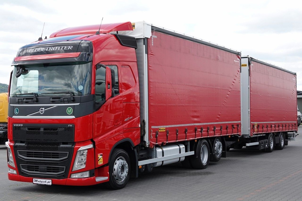 Volvo FH 460 / ZESTAW TANDEM 120 M3 / I-PARK COOL - Kamion me tendë: foto 2 Volvo FH 460 / ZESTAW TANDEM 120 M3 / I-PARK COOL - Kamion me tendë: foto 2