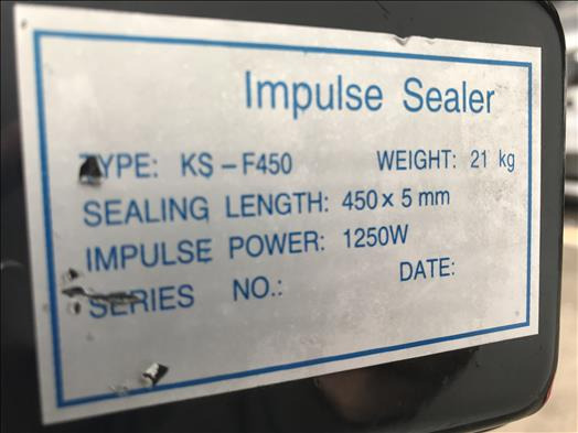 NNP KSF450 impulse heat sealer - Makineri paketimi: foto 5 NNP KSF450 impulse heat sealer - Makineri paketimi: foto 5
